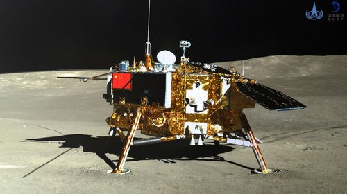 Sonda espacial china aterriza en cara oculta de la Luna