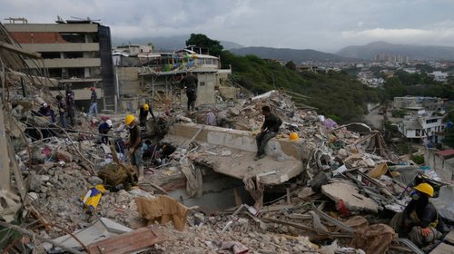 Suben a 3,685 muertos y 16,740 heridos por sismos en Venezuela