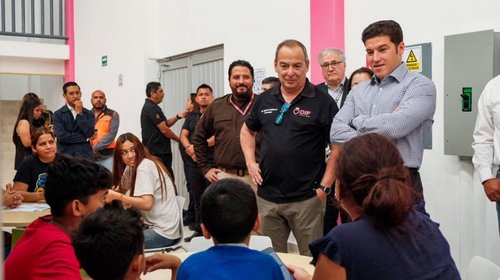 Supervisa Samuel rehabilitación del albergue migrante en Zuazua