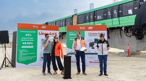 Supervisan primer monorriel de las líneas 4 y 6 del Metrorrey