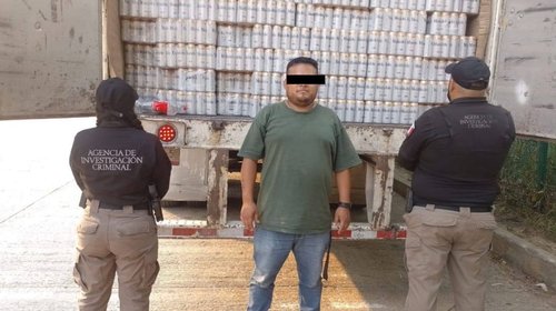 Aseguran 48 mil latas de cerveza en operativo en Tabasco