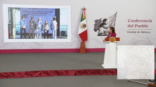 Hunden buque japonés para crear arrecife artificial en Tamaulipas