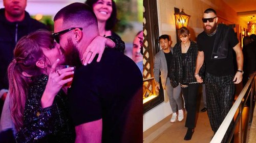 Taylor Swift y Travis Kelce disfrutan del after del Super Bowl