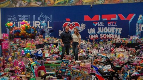 Recolecta Monterrey 10,000 juguetes en programa para el DIF