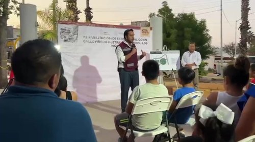 Adelanta Jesús Nava la Navidad con mejora de espacios públicos