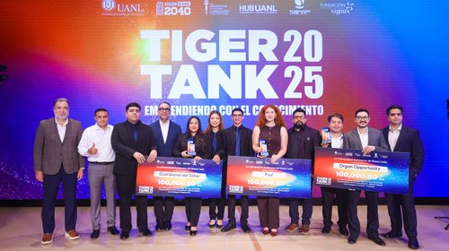 Premia UANL a ganadores del Tiger Tank 2025