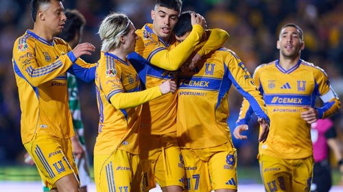 Tigres golea en casa de forma contundente al Santos Laguna