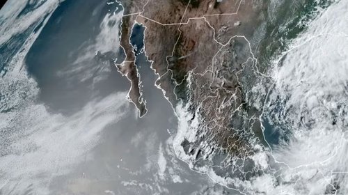 Así se ve desde el espacio la tormenta tropical 'Alberto'