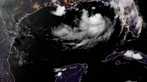 Tormenta tropical Bertha avanza por el Golfo de México