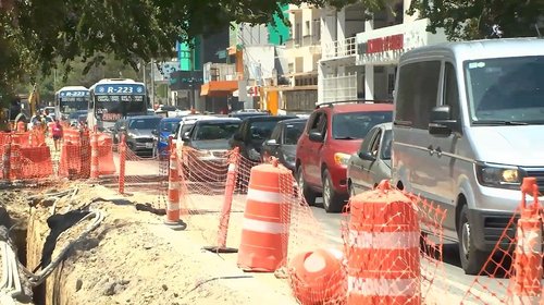 Ampliación de banquetas molesta a automovilistas