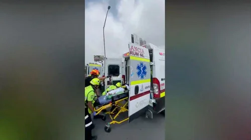 Trasladan en helicóptero a menores tras accidente en Hualahuises