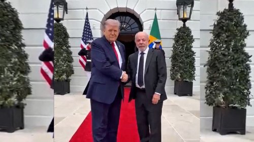 Trump califica como 'muy buena' la reunión con Lula da Silva