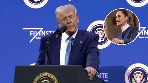 Trump toma idea de Sheinbaum: hará campaña contra el fentanilo