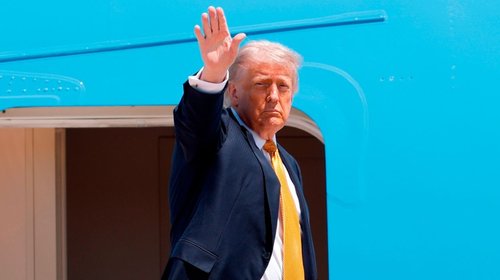 Trump llega a China para reunión clave con Xi Jinping