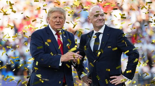 Infantino buscó apoyo de Trump tras fracaso de su plan, revelan