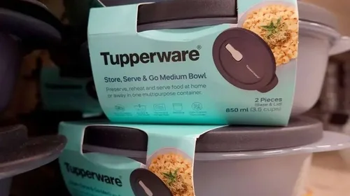Se desploman 60% acciones de Tupperware tras anuncio de quiebra