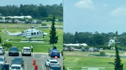 Alumno del Tec de Monterrey llega a clases en ¡helicóptero!