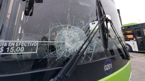 Vandalizan en Monterrey nuevas unidades de la Ruta 218