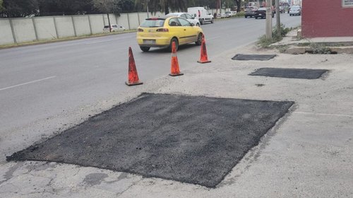 Vecinos reportan baches; municipio de Monterrey los repara