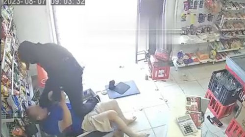 Video: Hombre asalta tienda y golpea a abuelito en Juárez