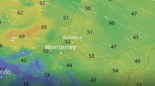 Advierten por fuertes vientos en Nuevo León para hoy