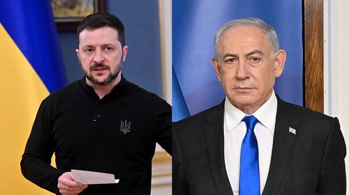 Ucrania ofrece apoyo a Israel y acusa a Rusia de ayudar a Irán