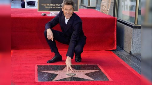 Willem Dafoe obtiene su estrella en Hollywood