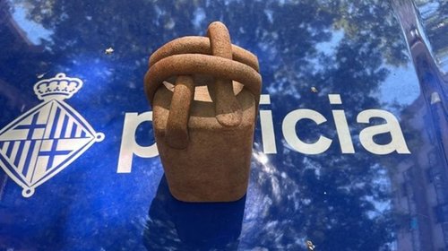 Detienen a dos por robar esculturas de galerías en Barcelona