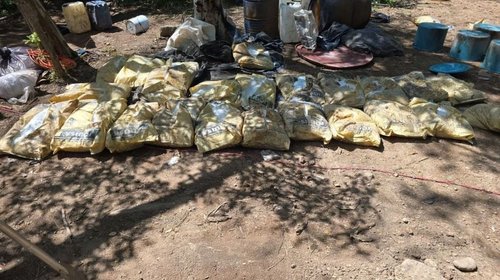 Gabinete decomisa más de 550 kilos de drogas en un fin de semana